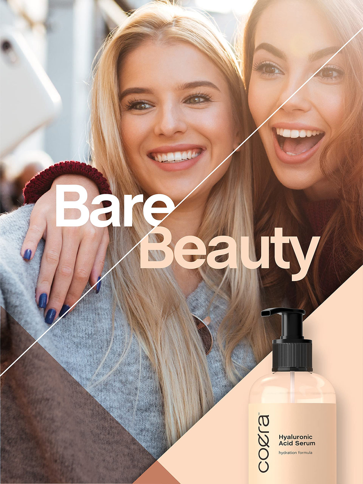 Coera serum massaged into cuticles to hydrate nails and soften skin