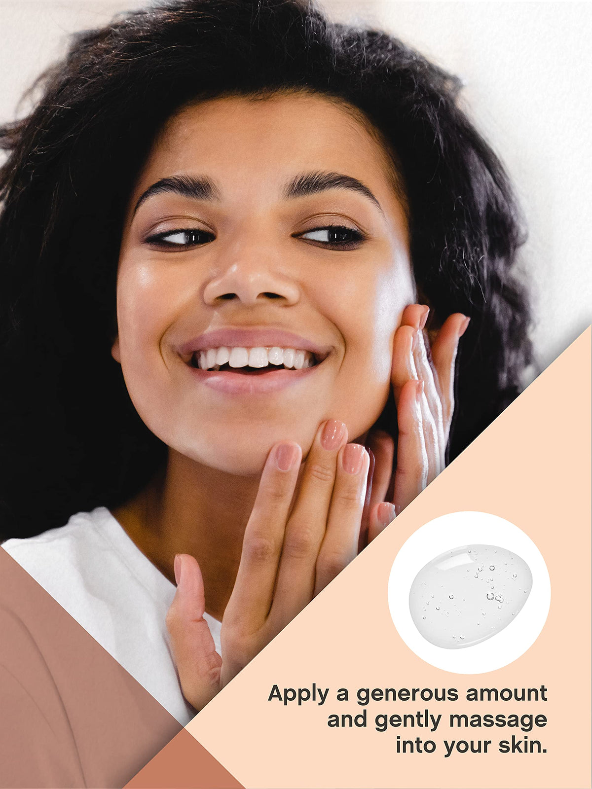 Coera serum smoothing hair ends to improve shine and reduce frizz