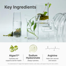 coeternal bottle label detail showing ingredients and clean K-beauty formulation benefits