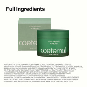 coeternal in bathroom at night styling showing final step of routine