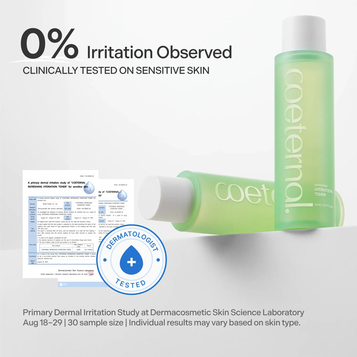 coeternal pouring toner on hand demonstrating lightweight, fast-absorbing hydration