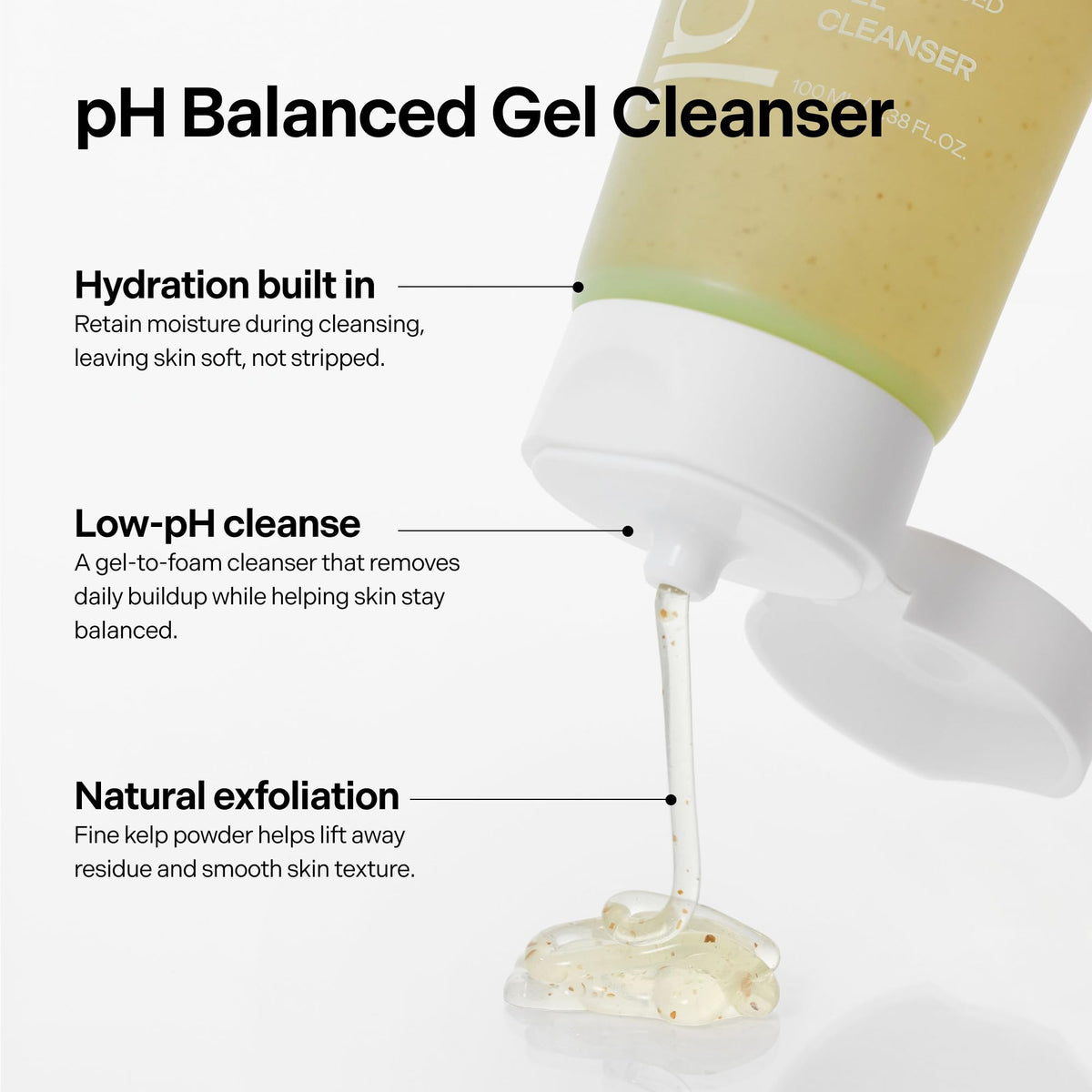 coeternal pump dispensing soft foam for gentle cleansing