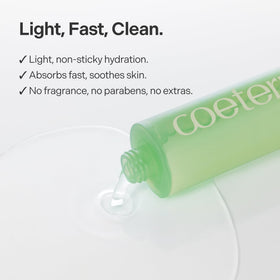 coeternal toner with ingredients flatlay showing hyaluronic and algae11 for glow