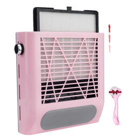 CoFashion front view of the dust collector showing compact design and strong suction benefit