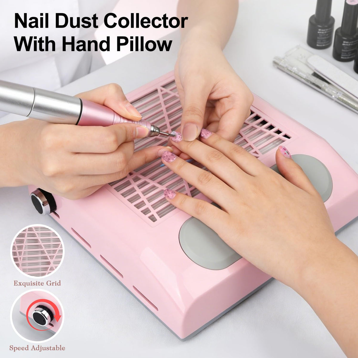 CoFashion top intake with eight ports focusing airflow to capture dust efficiently