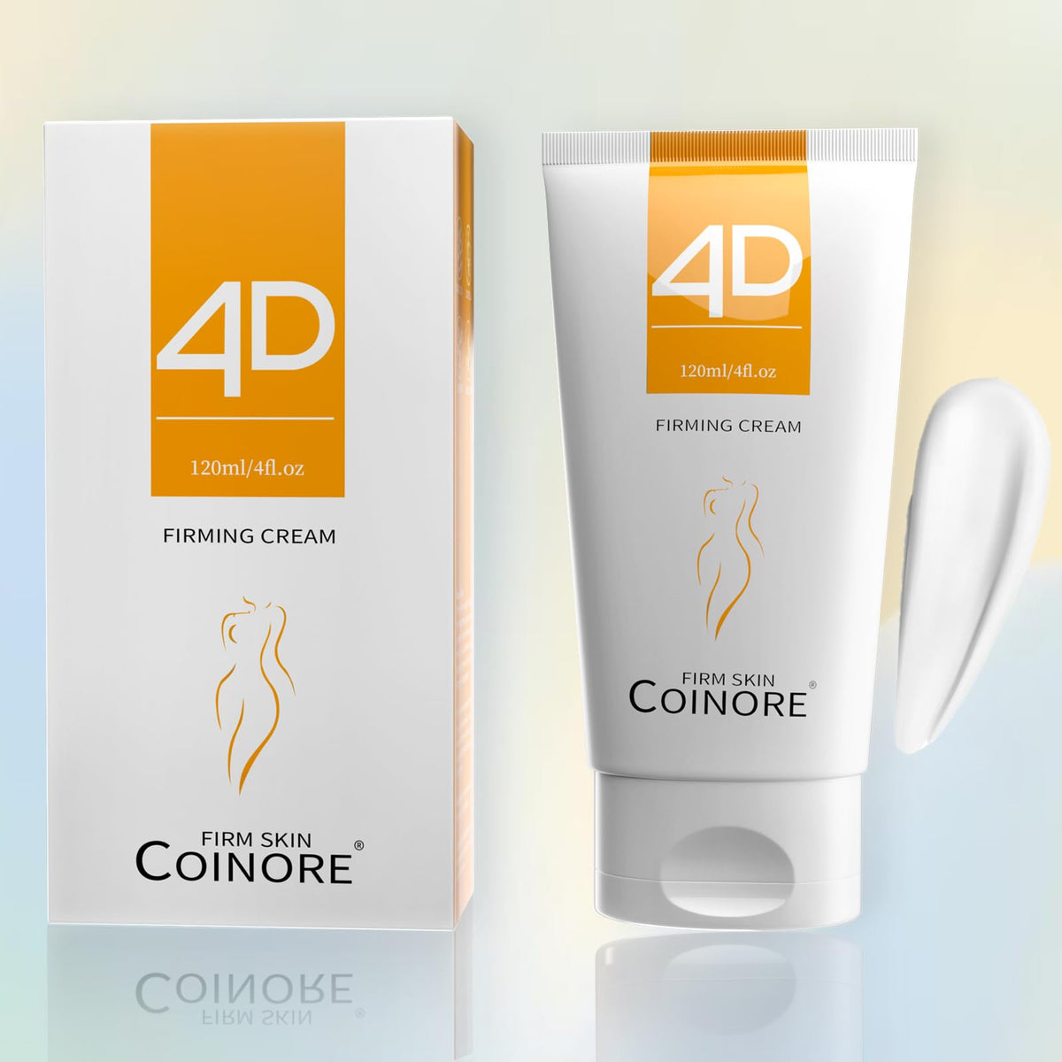 coinore jar front label showing product name and benefits for firmer skin