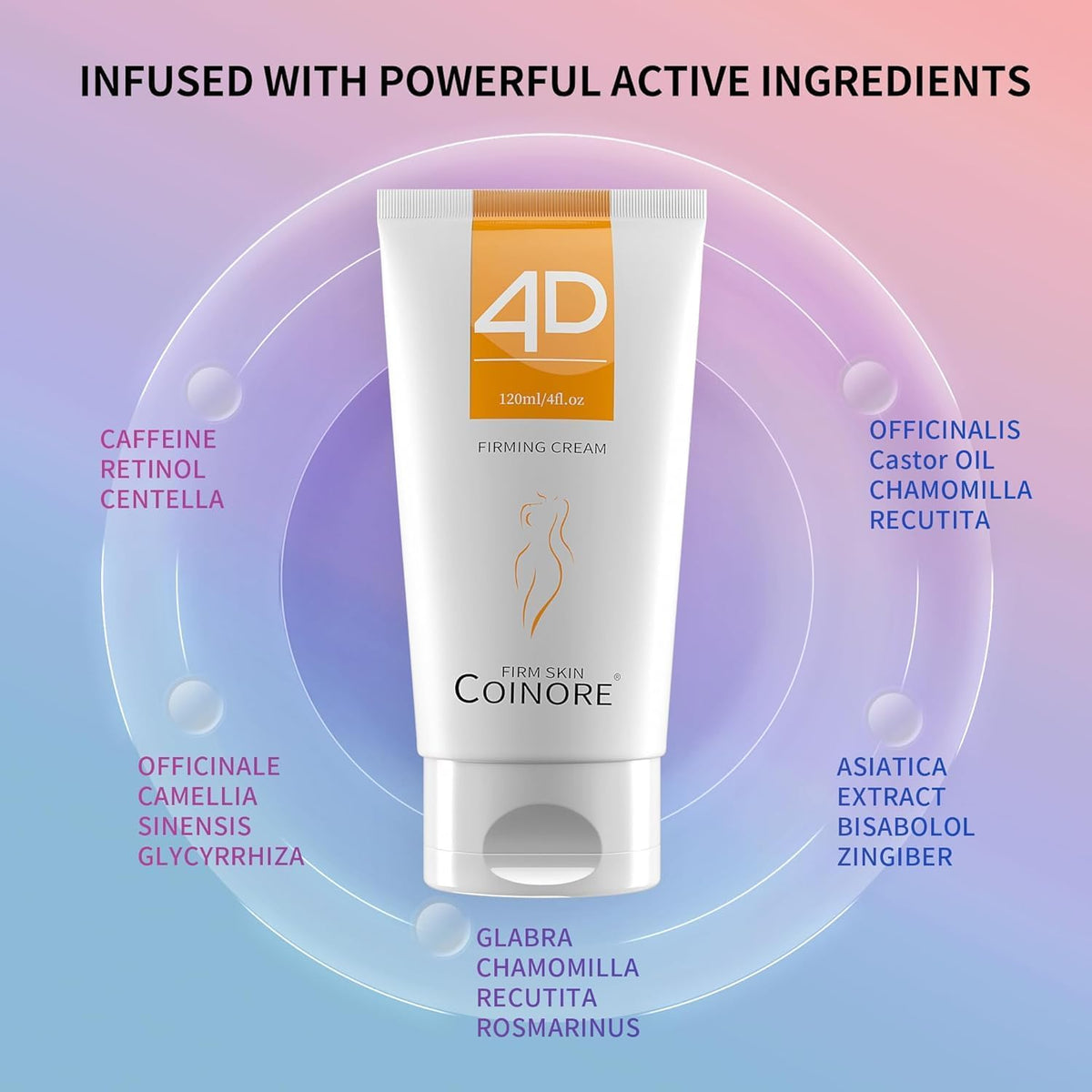 coinore cream texture closeup illustrating lightweight, fast-absorbing formula