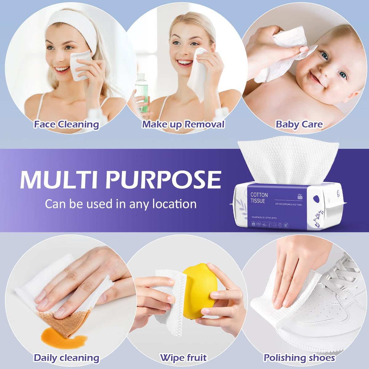 cokoness used for baby care showing gentle cleaning benefit
