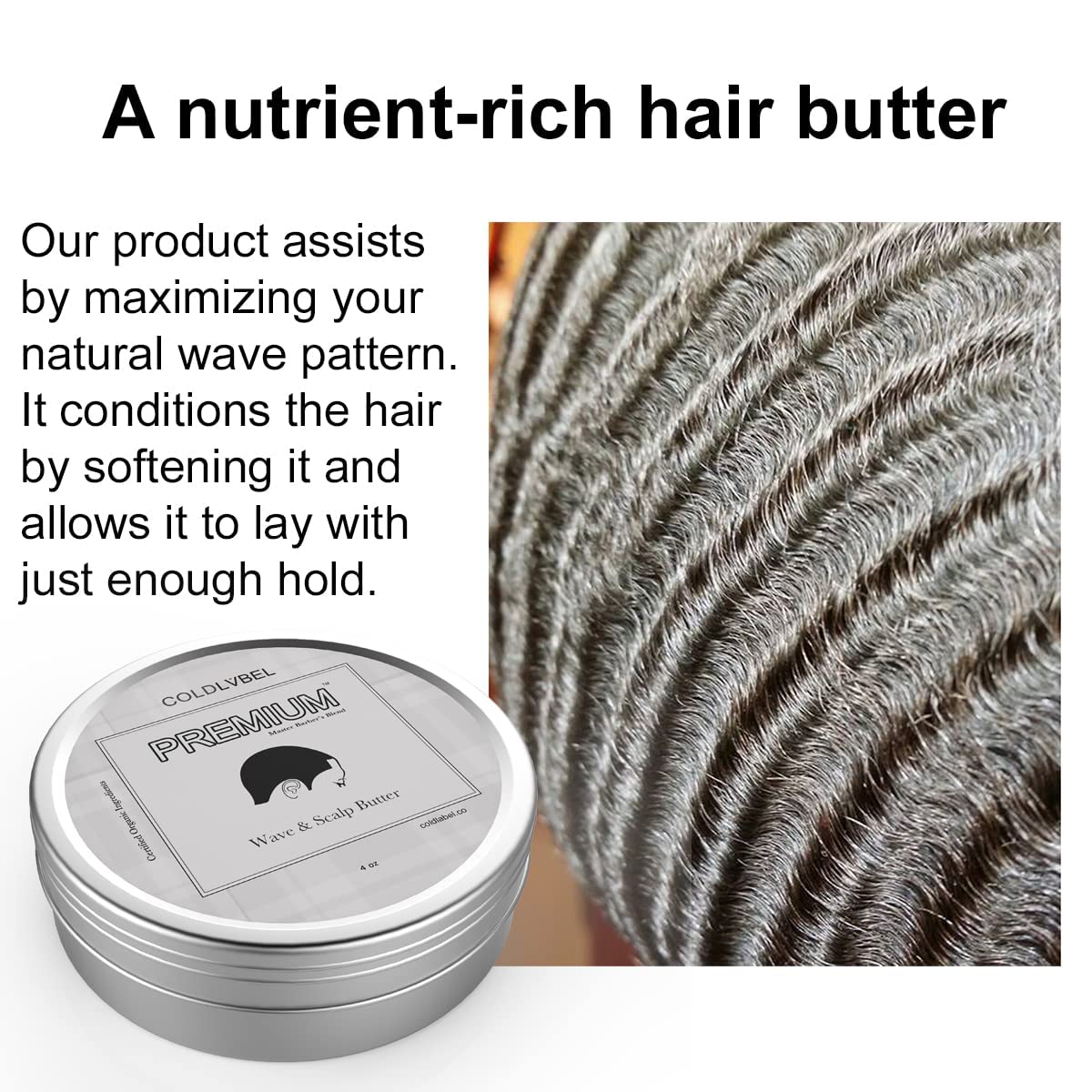 COLDLABEL creamy butter texture close-up for easy distribution
