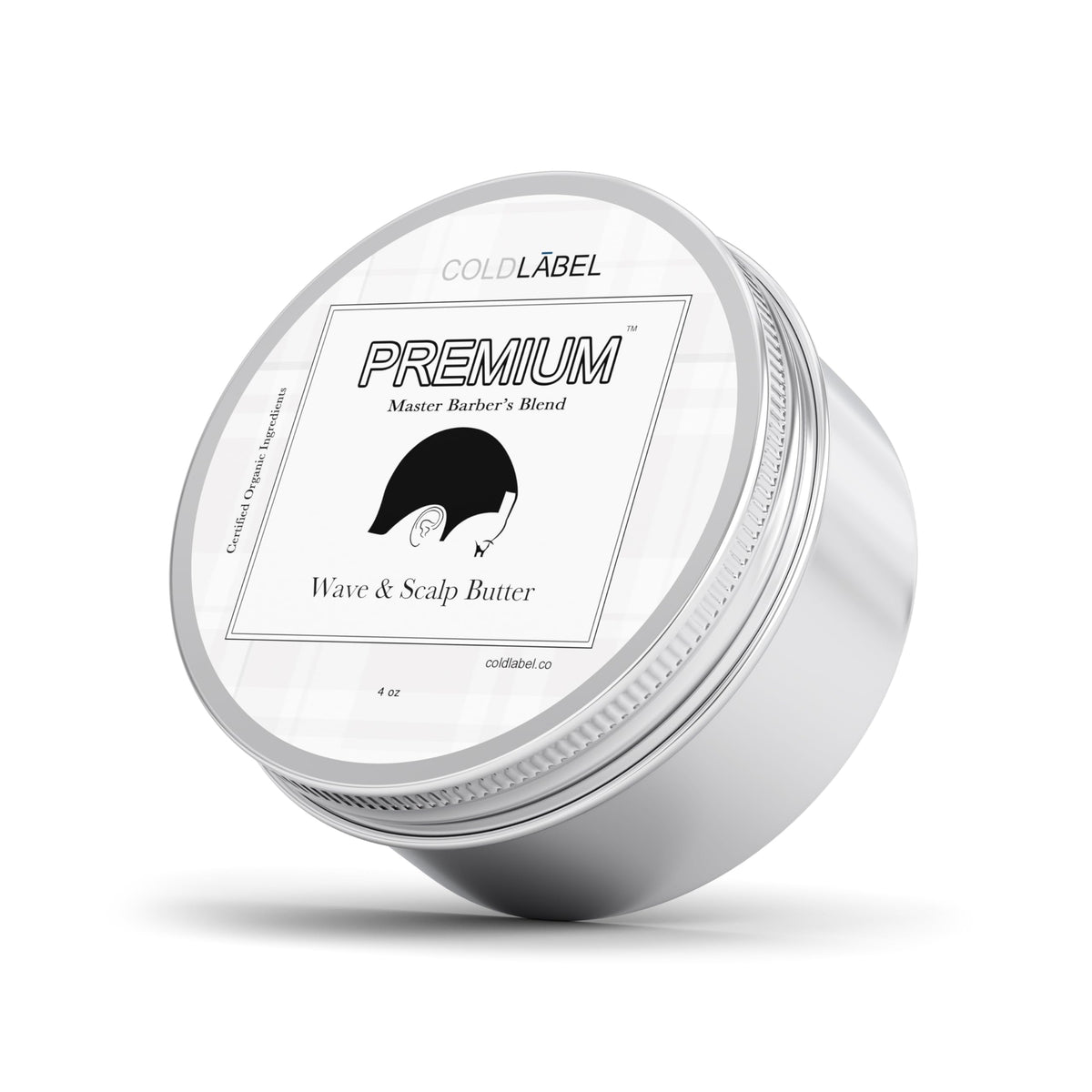 COLDLABEL front jar showing label and benefit of medium hold