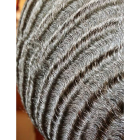 COLDLABEL Wolfin Pomade label close-up showing ingredient list and barbershop formulation benefit