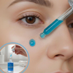 Collagen Tripeptides serum dropper dispensing clear drops for precise dosing and minimal waste