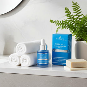 Collagen Tripeptides label close-up highlighting active ingredients for ingredient transparency