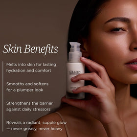 COLLEEN ROTHSCHILD cream spread on hand demonstrating lightweight, non-greasy hydration