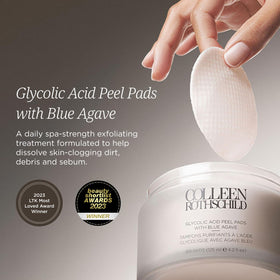 Colleen Rothschild textured pad close-up highlighting gentle exfoliation