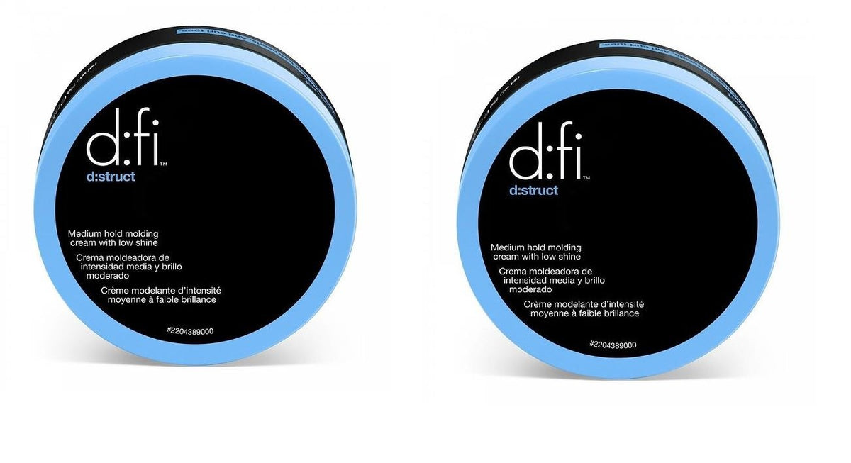 Colomer D:fi Hair Distruct application closeup hands spreading creme for textured, matte hold