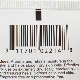 Coloplast Atrac-Tain ingredient label close-up highlighting urea and lactic acid strengths