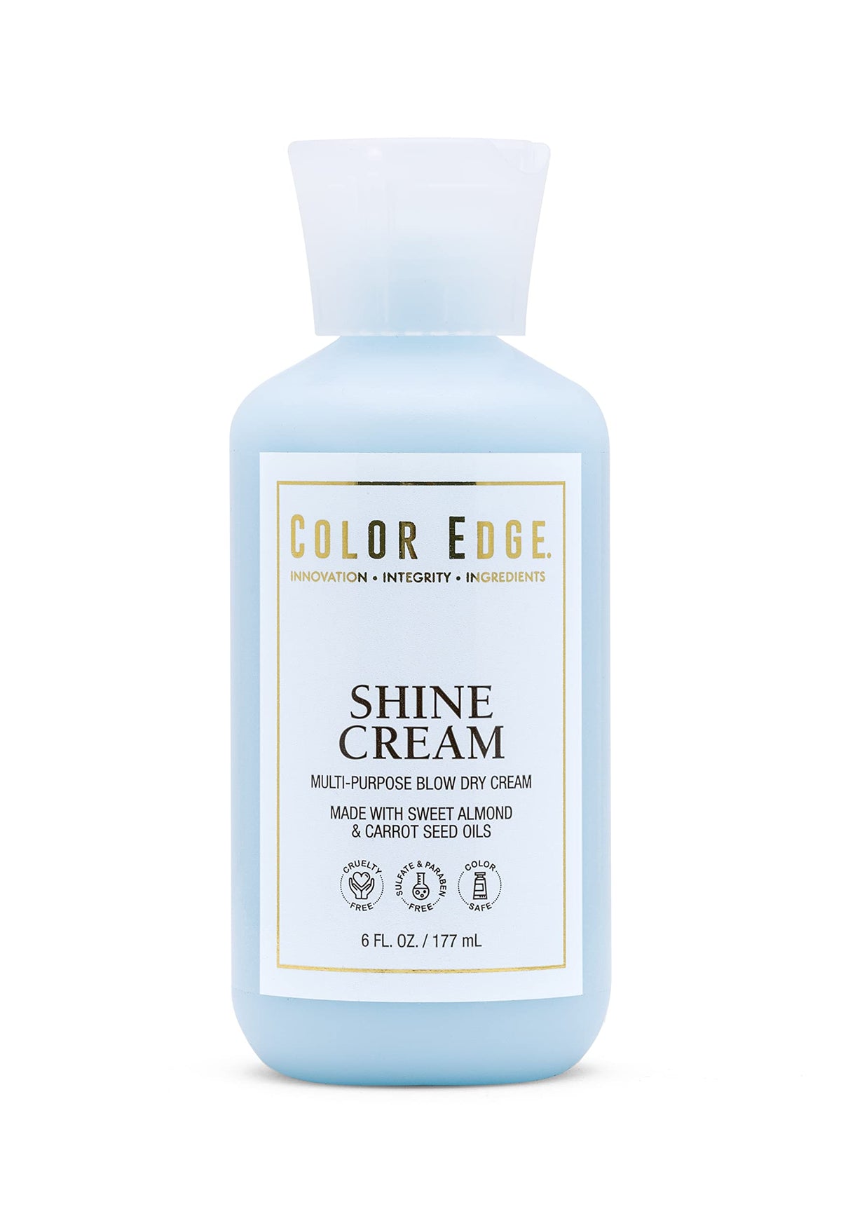 Color Edge front packaging showing 6oz bottle and product name for quick ID and benefit