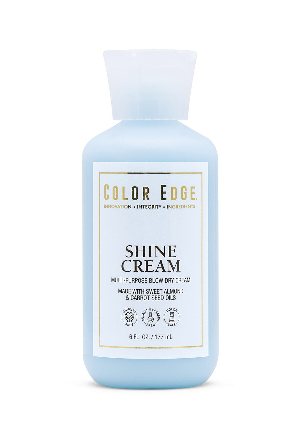 Color Edge front packaging showing 6oz bottle and product name for quick ID and benefit