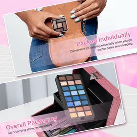 Color Nymph brow powders and wax with eyeliner pencil for defined eyebrow control