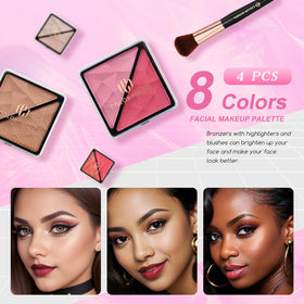 Color Nymph makeup brushes and sharpener detail for precise application and learning