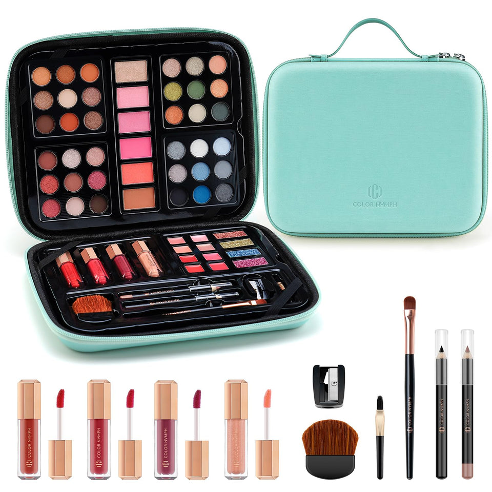 Color Nymph front packaging showing colorful set and mint handbag for instant appeal