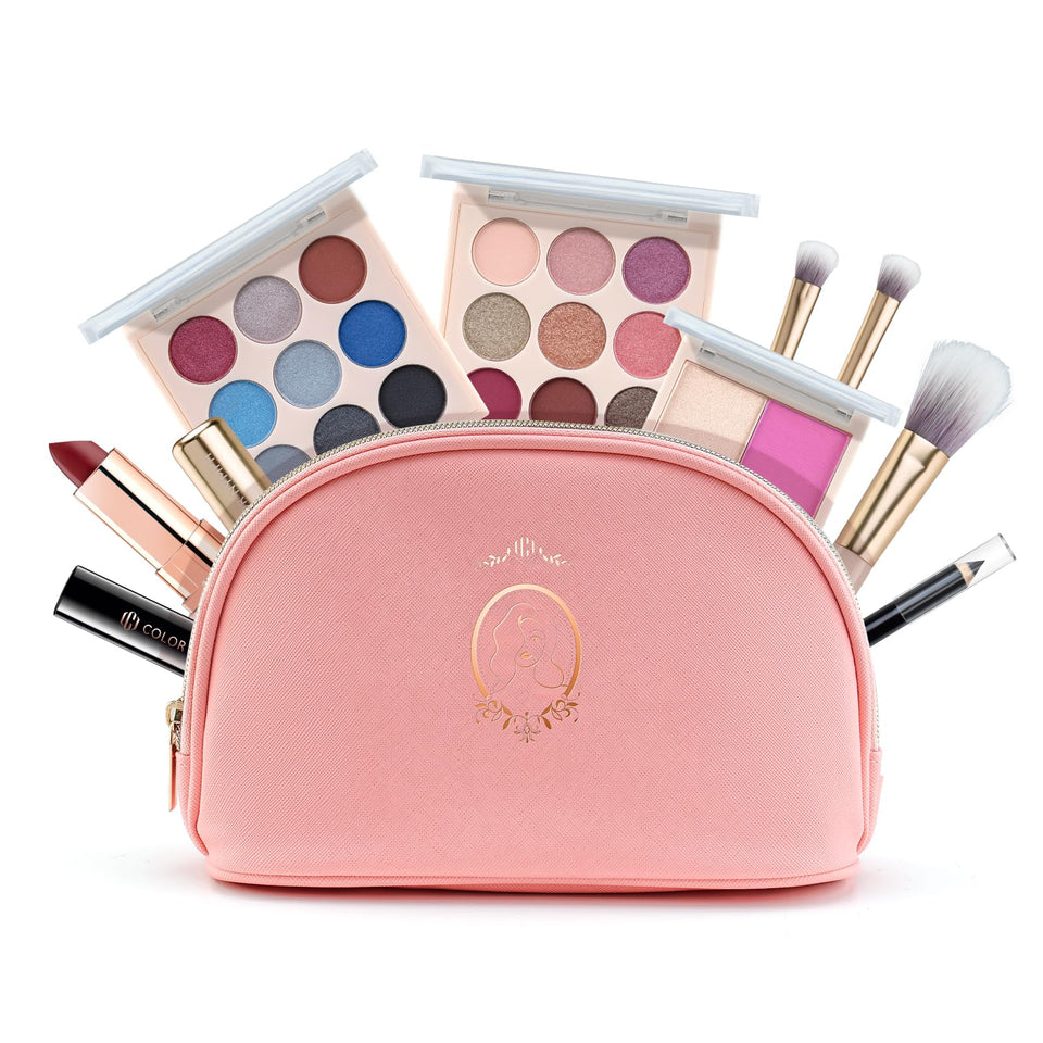 Color Nymph front packaging showing kit and pink pouch for easy gifting