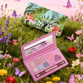 Color Nymph palette in use by a tween demonstrating easy application