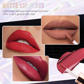 Color Nymph lip and cheek swatches, visible color payoff and blendability