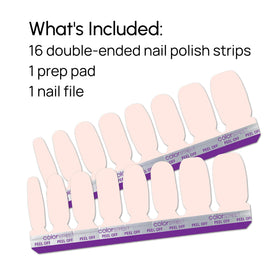 Color Street lifestyle bride wearing Ballet Blush nails for soft elegant wedding look