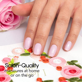 Color Street close-up of a single strip texture highlighting glitter detail and smooth finish