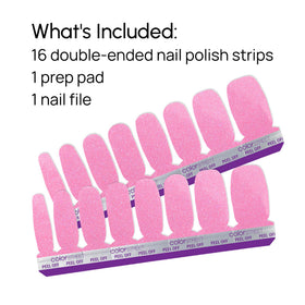 Color Street finished manicure in a party setting showing salon-quality shine benefit