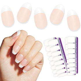 Color Street front packaging showing complete French manicure kit and convenience