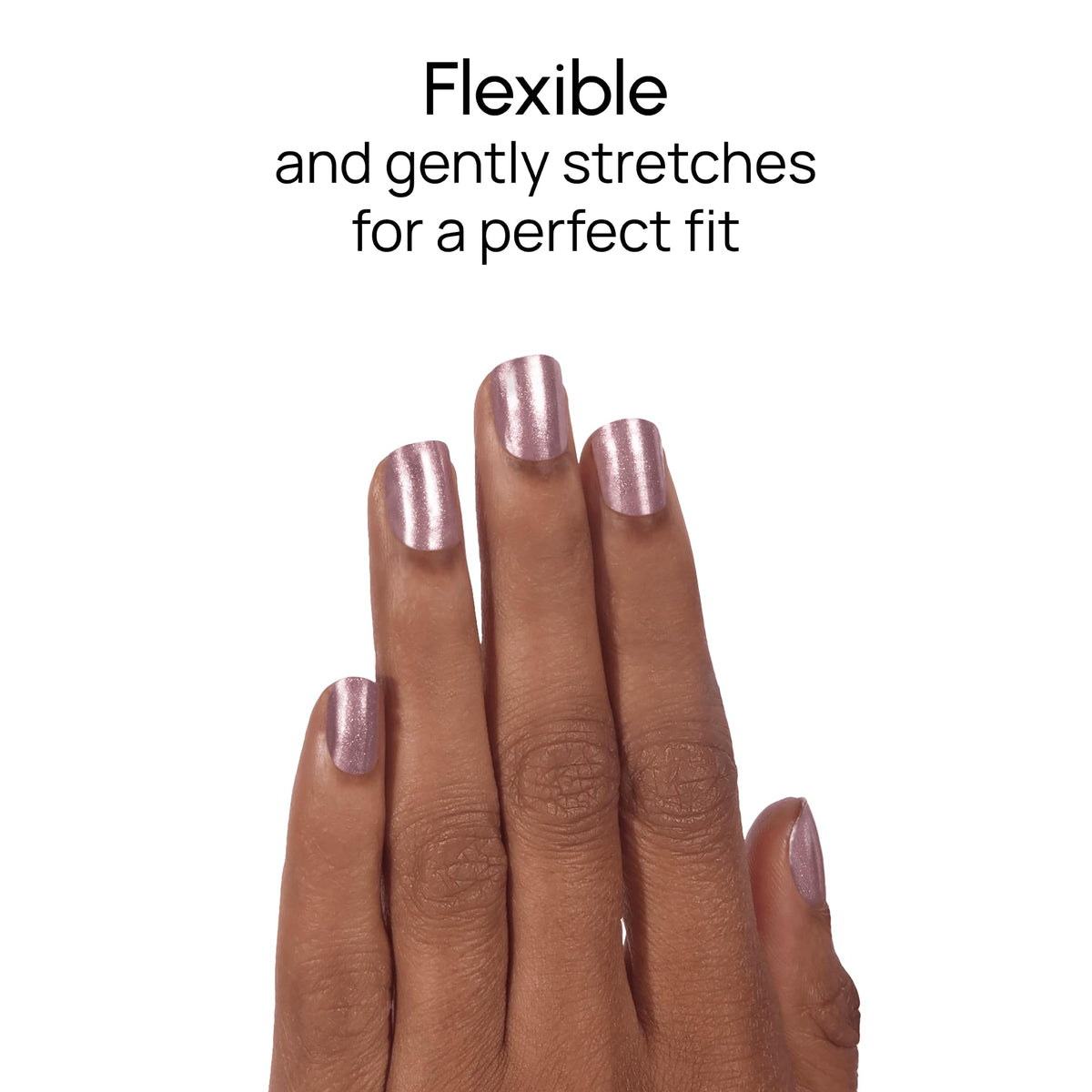 Color Street on nails side profile demonstrating long-lasting wear