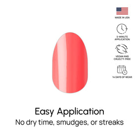 Color Street strips on model nails for scale comparison, illustrates fit options