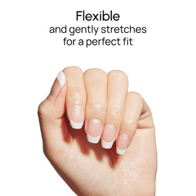Color Street strips in hand during application demonstrating easy peel-and-stick