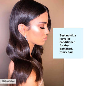 COLOR WOW product in hand being applied to damp hair for even distribution and control