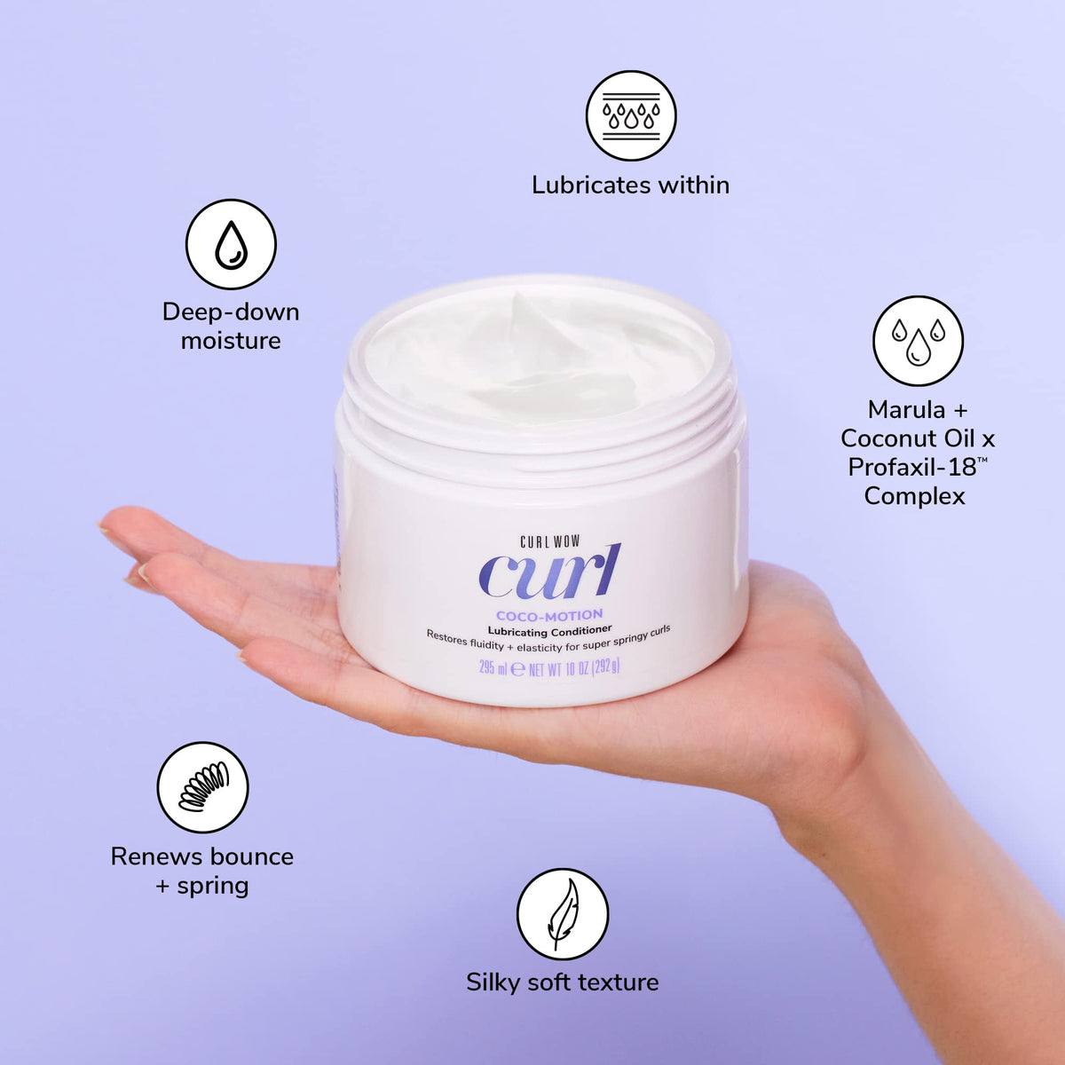 COLOR WOW creamy conditioner close-up showing smooth moisturizing texture