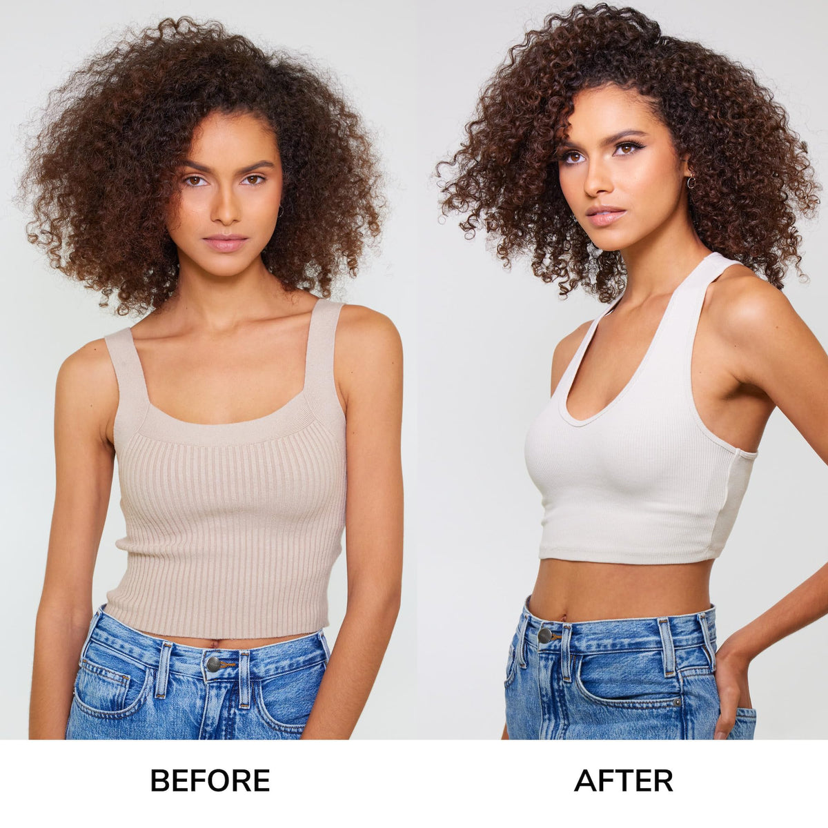 COLOR WOW application in hands demonstrating easy detangling benefit