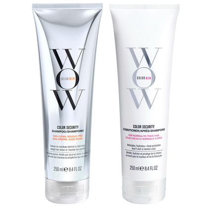 COLOR WOW front packaging showing duo and clear color protection benefit
