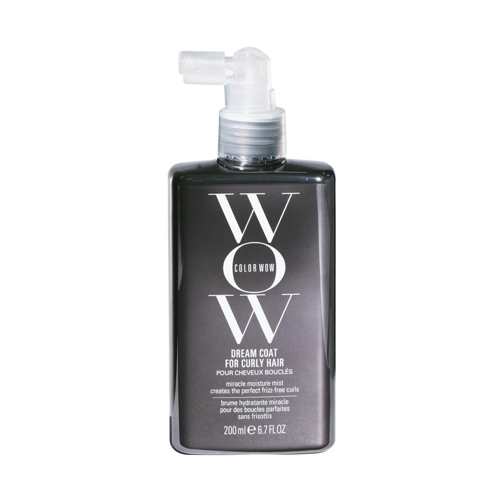 COLOR WOW front packaging showing bottle and label, highlights one-step styling benefit