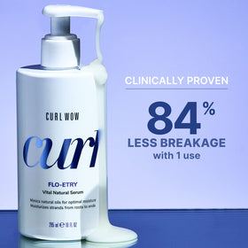 COLOR WOW serum texture swatched on skin, demonstrates lightweight absorption benefit