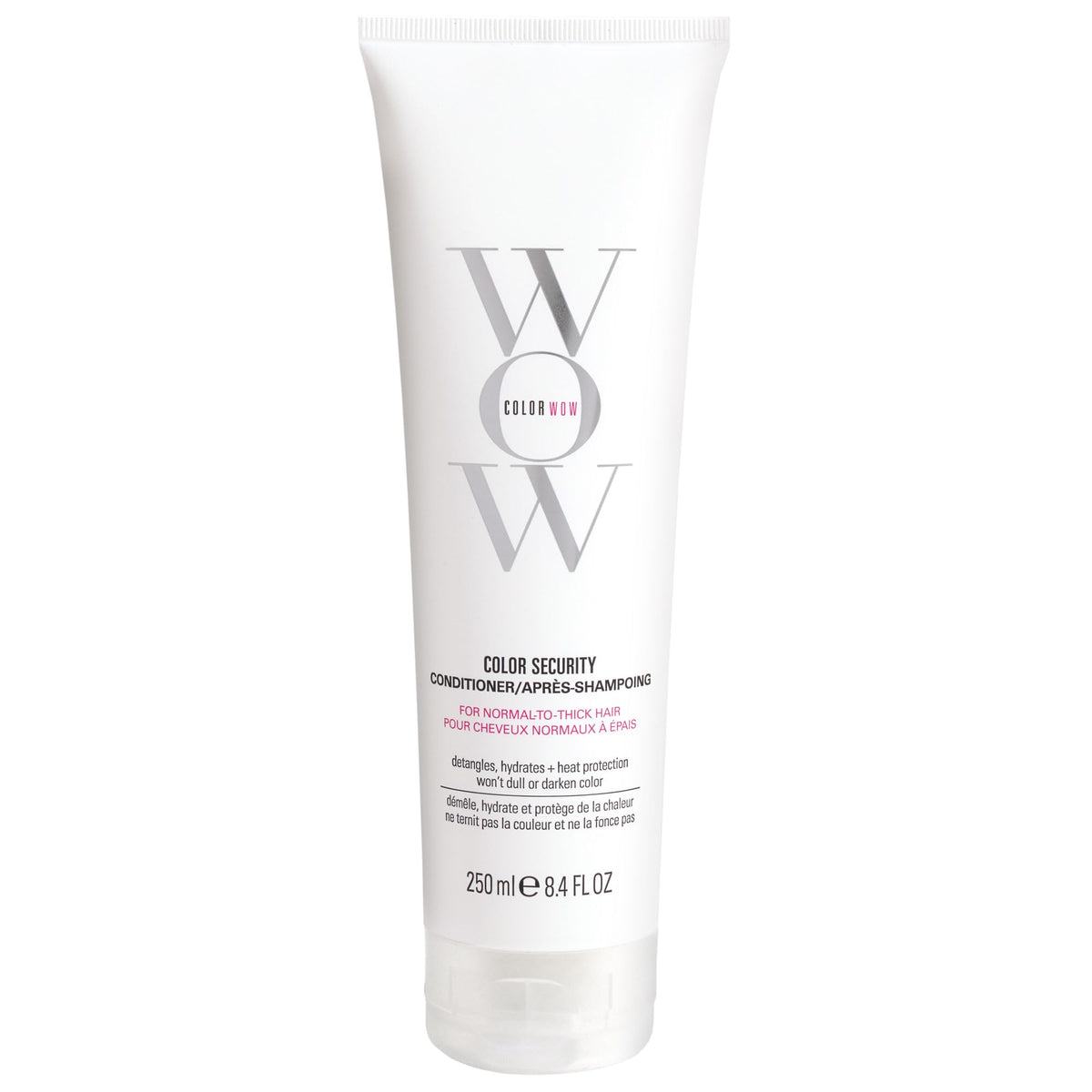 COLOR WOW front packaging showing conditioner bottle and benefits