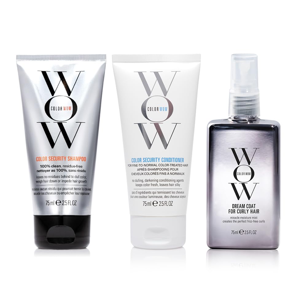 COLOR WOW front packaging showing compact travel kit and clear benefits