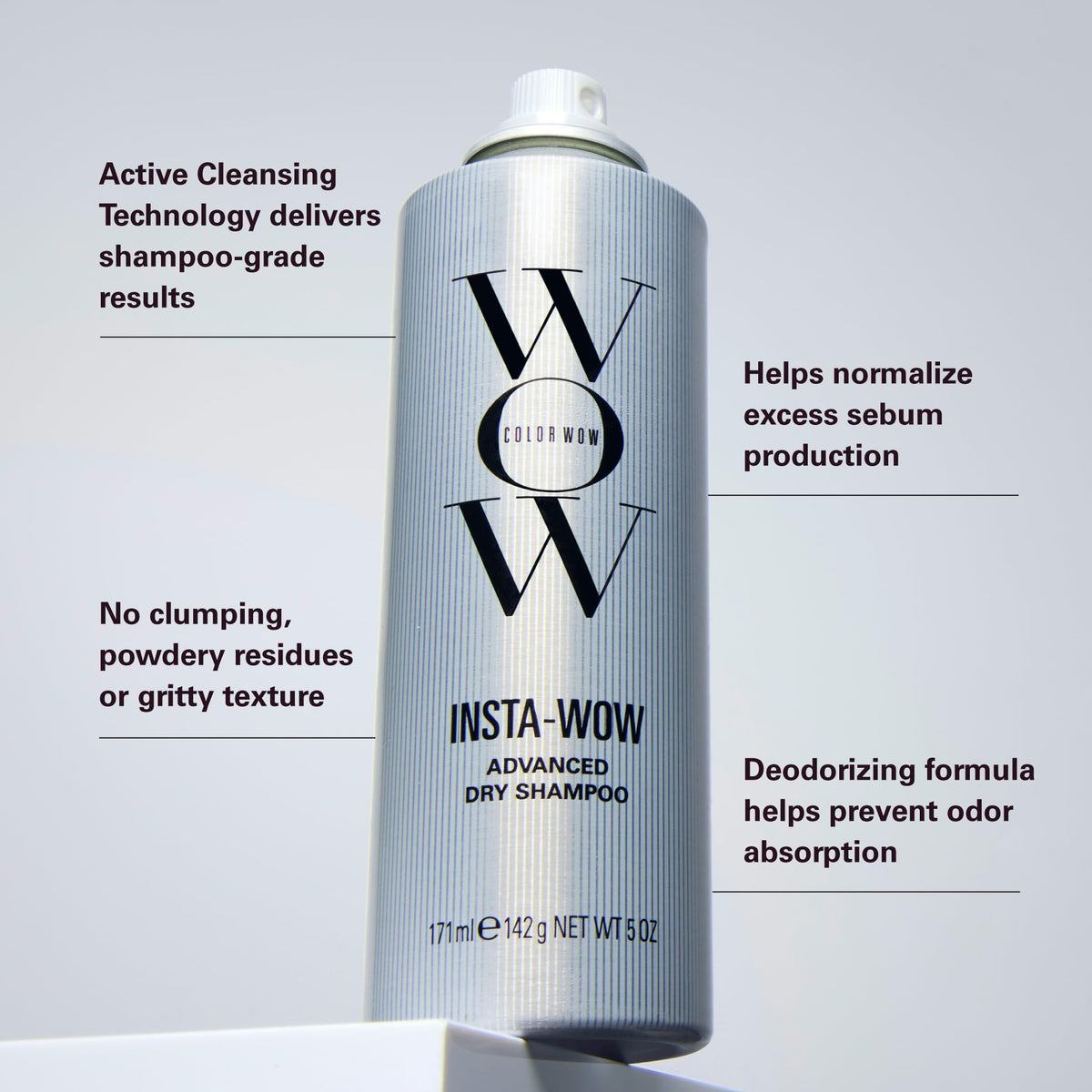 COLOR WOW application at roots delivering quick fresher-looking hair