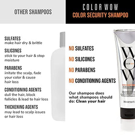 COLOR WOW product label and Sealicon mention highlighting protective, high-gloss finish