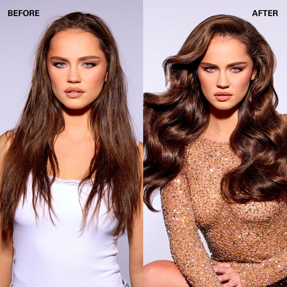 COLOR WOW money mist fine mist spritz demonstrating lightweight texture and even coverage