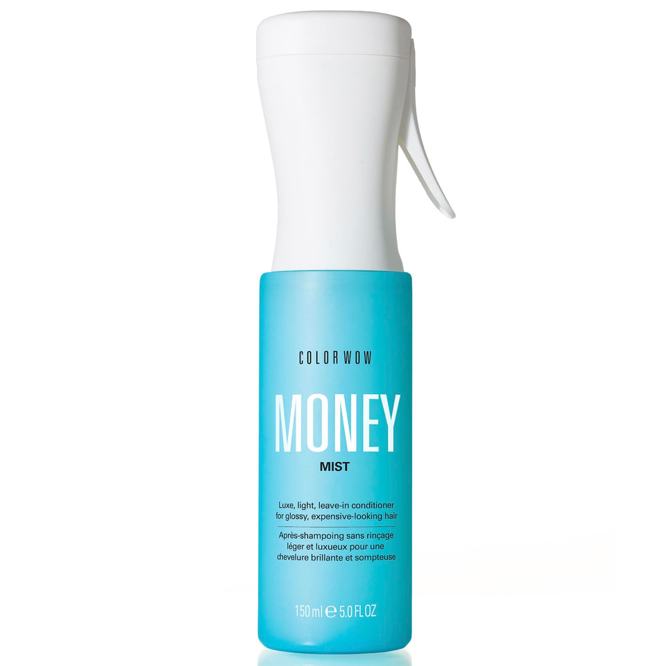 COLOR WOW Money Mist front packaging showing sleek bottle and branding for easy identification and convenience