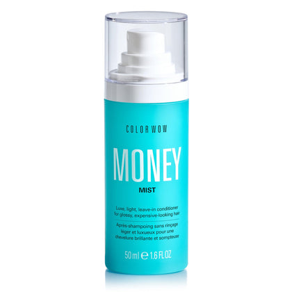 COLOR WOW Money Mist front bottle showing sleek packaging and instant conditioning benefit