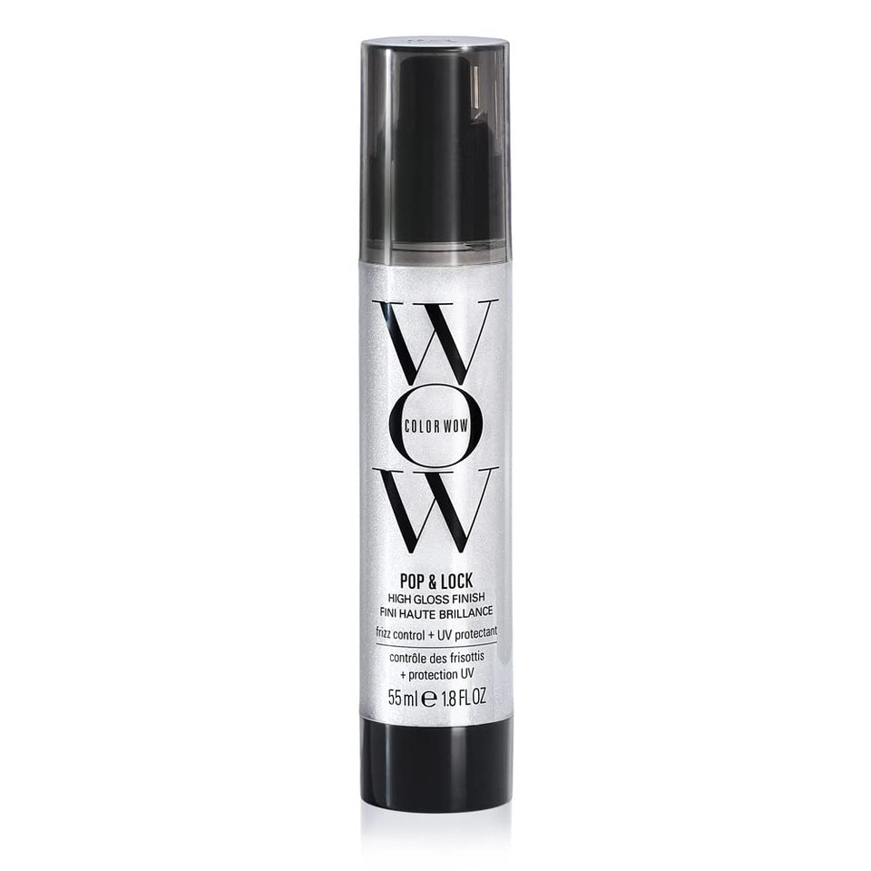 COLOR WOW front bottle showing sleek packaging and quick shine benefits